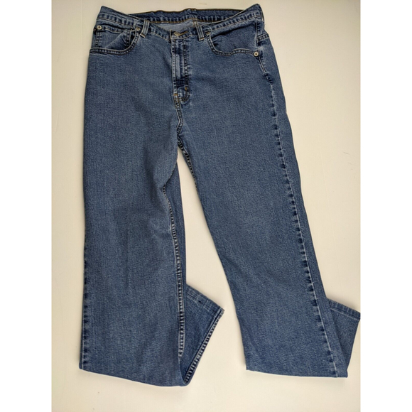 Vintage 90s Polo Ralph Lauren Mens Denim Jeans Sz 12x31 Straight Classic Stretch - Picture 1 of 8